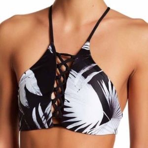 Brand New! L*Space Nikki Palm Reversible Top, M